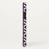 fett Lila und weiß geometrisch Case-Mate iPhone Hülle (Hinten/Rechts)