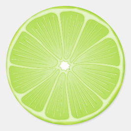 Fett Limon für Sommerspass Runder Aufkleber