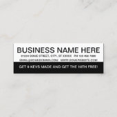 fett LOCKSMITH Kundenbindung Treuekarte (Rückseite)