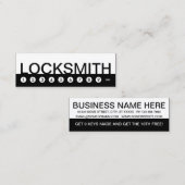 fett LOCKSMITH Kundenbindung Treuekarte (Vorne/Hinten)