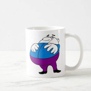 Fett-MannCartoon Kaffeetasse