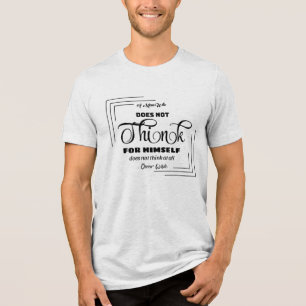 Fett-Message-T-Shirt Tri-Blend Shirt