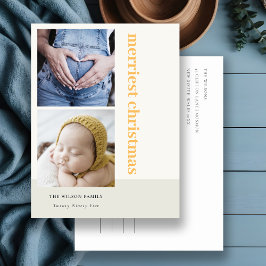 Fett Minimal 2 Foto Gelb Frohe Weihnachten