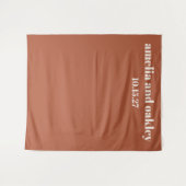 Fett minimaler Rostfall Custom Wedding Backdrop Wandteppich (Vorderseite (Horizontal))