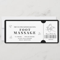 Fett Minimalistisch Foot Massage Voucher