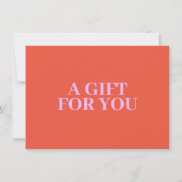 Fett Minimalistisch Luxus Boutique Orange Geschenk