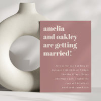 Fett Minimalistische Rose Retro Simple Wedding Web