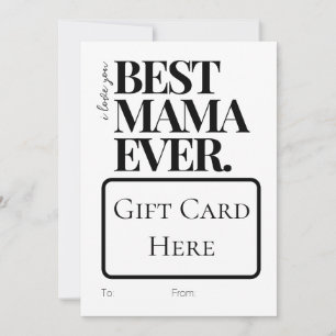 Fett Minimalistischer Geschenkkartenhalter Beste M Feiertagskarte
