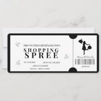 Fett Minimalistischer Shopping Spree Voucher