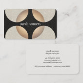 Fett Mod Imitate Gold Fohlen und Glitzer Black Ret Visitenkarte (Vorne/Hinten)