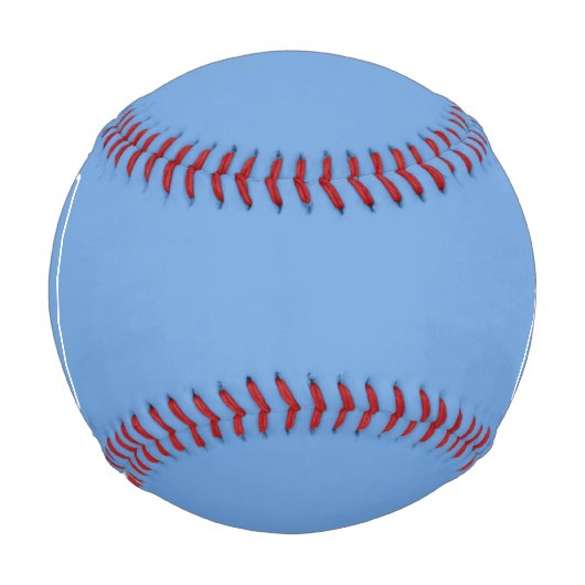 Fett Modern 3 Initialen Monogramm | Soft Blue Baseball (Vorderseite)