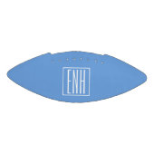 Fett Modern 3 Initialen Monogramm | Soft Blue Football (Panel)