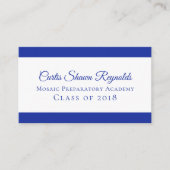 Fett modern, farbzeitgemäß telefonnummerkarte (Vorderseite)