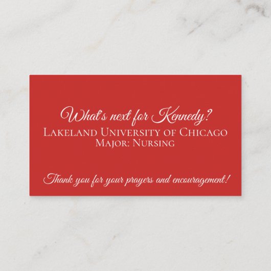 Fett modern, farbzeitgemäß telefonnummerkarte (Rückseite)