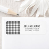 Fett Modern Karierte Urlaubsadresse (Insitu)