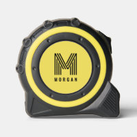 Fett Modern Monogram Name | Gelb
