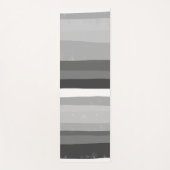 Fett Moderne, einfache Streifen Schwarz-weiß Yogamatte (Vorderseite)