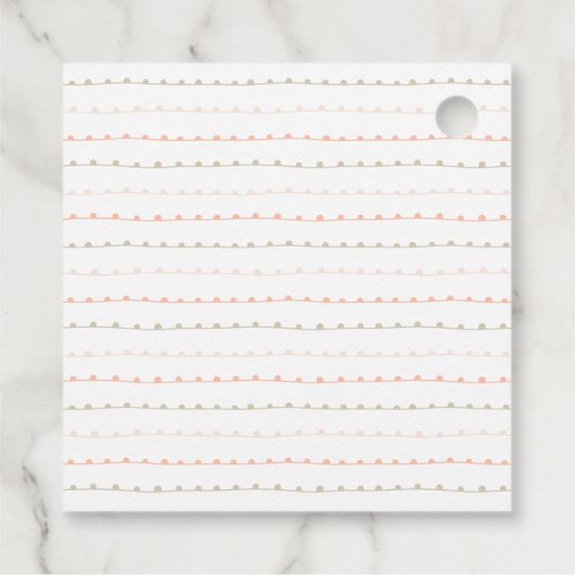 Fett Moderne frohe Weihnachtsgeschenke Geschenkanhänger (Rückseite)