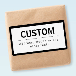 Fett moderner bearbeitbarer Text | Schwarz und Wei