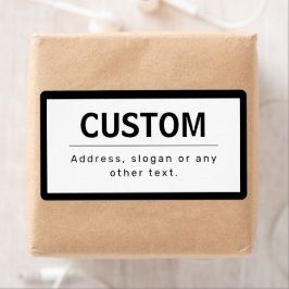 Fett moderner bearbeitbarer Text | Schwarz und Wei