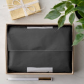 Fett moderner bearbeitbarer Text | Schwarz und Wei Seidenpapier (Geschenk)