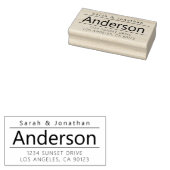 Fett moderner Look anpassbarer Text Gummistempel (Stempel)