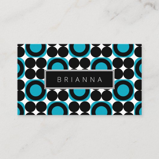 Fett modernes Design mit Foto- und QR-Code Visitenkarte (Vorderseite)