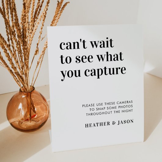 Fett modernes, hochauflösendes Kamerasymbol Sockelschild