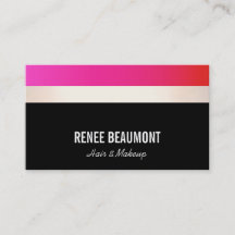 Fett Modernes Hot Pink und schwarzes Gold gestreif