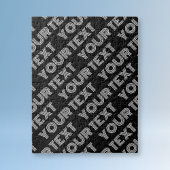 Fett modernes Retro-Namen- oder Wortmuster Puzzle