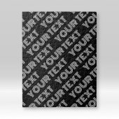 Fett modernes Retro-Namen- oder Wortmuster Puzzle