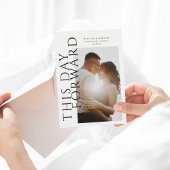 Fett Modernes Save the Date Foto