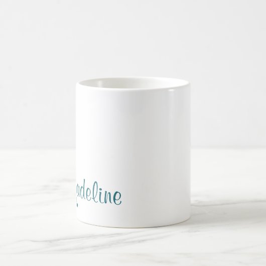 Fett-Monogramm-Name Kaffeetasse (Mittel)