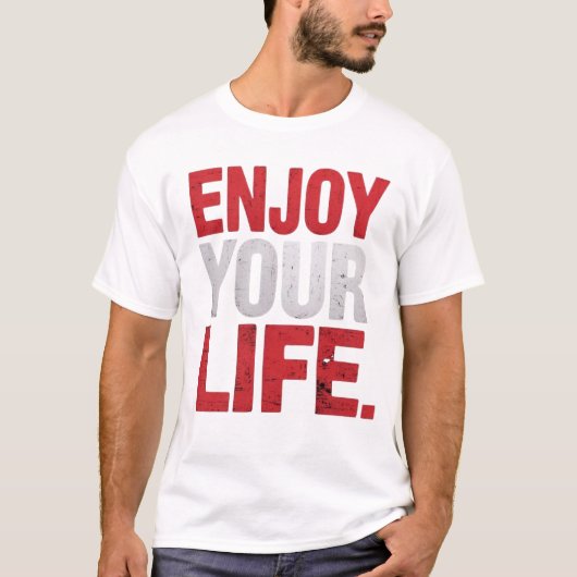 Fett Motivierend Typografie T-Shirt (Vorderseite)