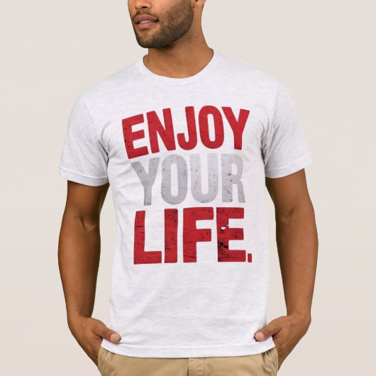 Fett Motivierend Typografie T-Shirt (Vorderseite)