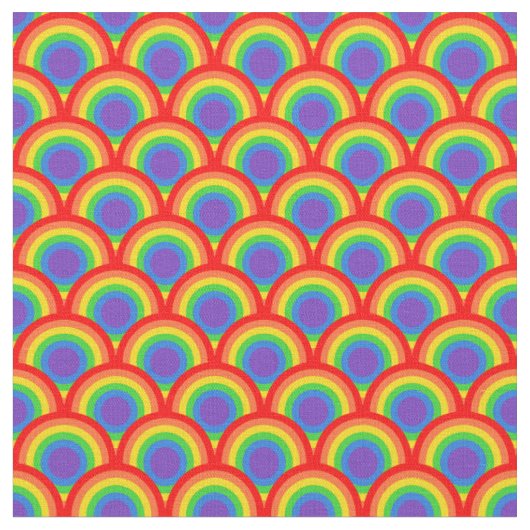 Fett Multicolor Retro-Linienmuster Stoff (Nahaufnahme)
