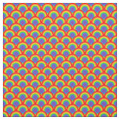 Fett Multicolor Retro-Linienmuster Stoff (Muster)