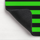 Fett-Muster für grüne und schwarze Streifen Mousepad (Ecke)