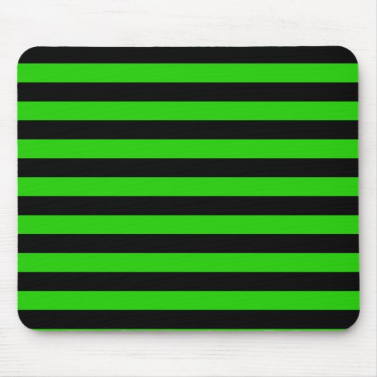 Fett-Muster für grüne und schwarze Streifen Mousepad (Vorne)