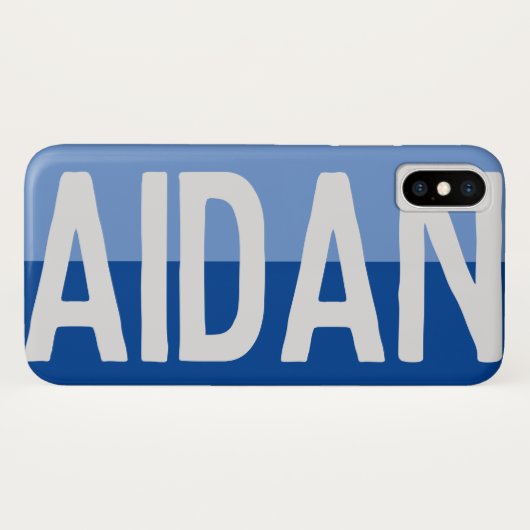 Fett Name Design - Aidan. Case-Mate iPhone Hülle (Rückseite (Horizontal))