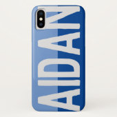 Fett Name Design - Aidan. Case-Mate iPhone Hülle (Rückseite)