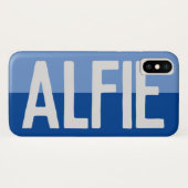 Fett Name Design - Alfie Case-Mate iPhone Hülle (Rückseite (Horizontal))