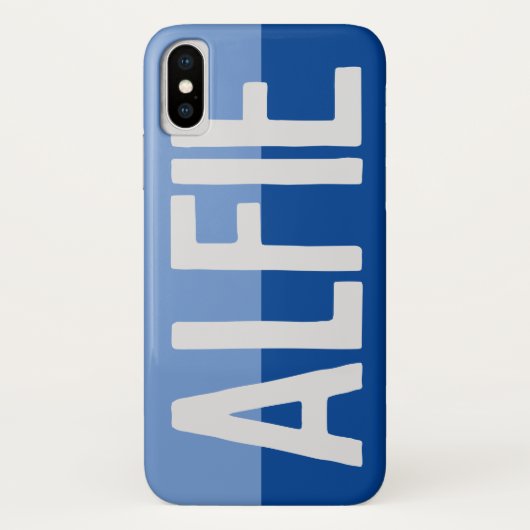 Fett Name Design - Alfie Case-Mate iPhone Hülle (Rückseite)