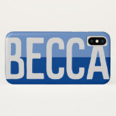 Fett Name Design. Case-Mate iPhone Hülle (Rückseite (Horizontal))