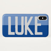 Fett Name Design. Case-Mate iPhone Hülle (Rückseite (Horizontal))