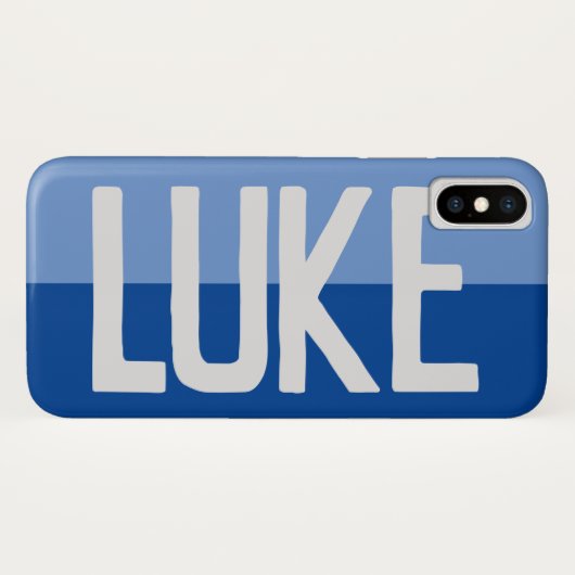 Fett Name Design. Case-Mate iPhone Hülle (Rückseite (Horizontal))