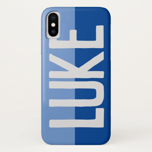 Fett Name Design. Case-Mate iPhone Hülle (Rückseite)