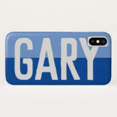 Fett Name Design. Case-Mate iPhone Hülle (Rückseite (Horizontal))