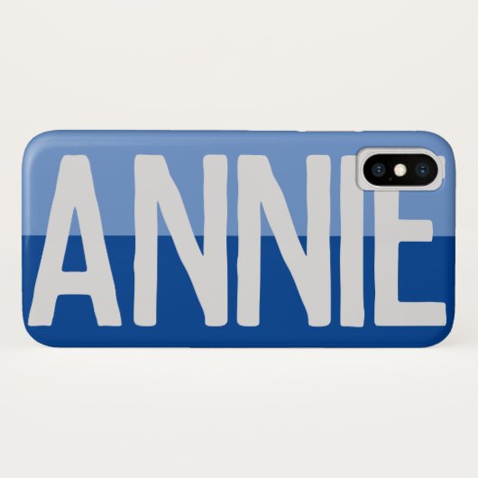 Fett Name Design. Case-Mate iPhone Hülle (Rückseite (Horizontal))