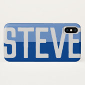 Fett Name Design. Case-Mate iPhone Hülle (Rückseite (Horizontal))